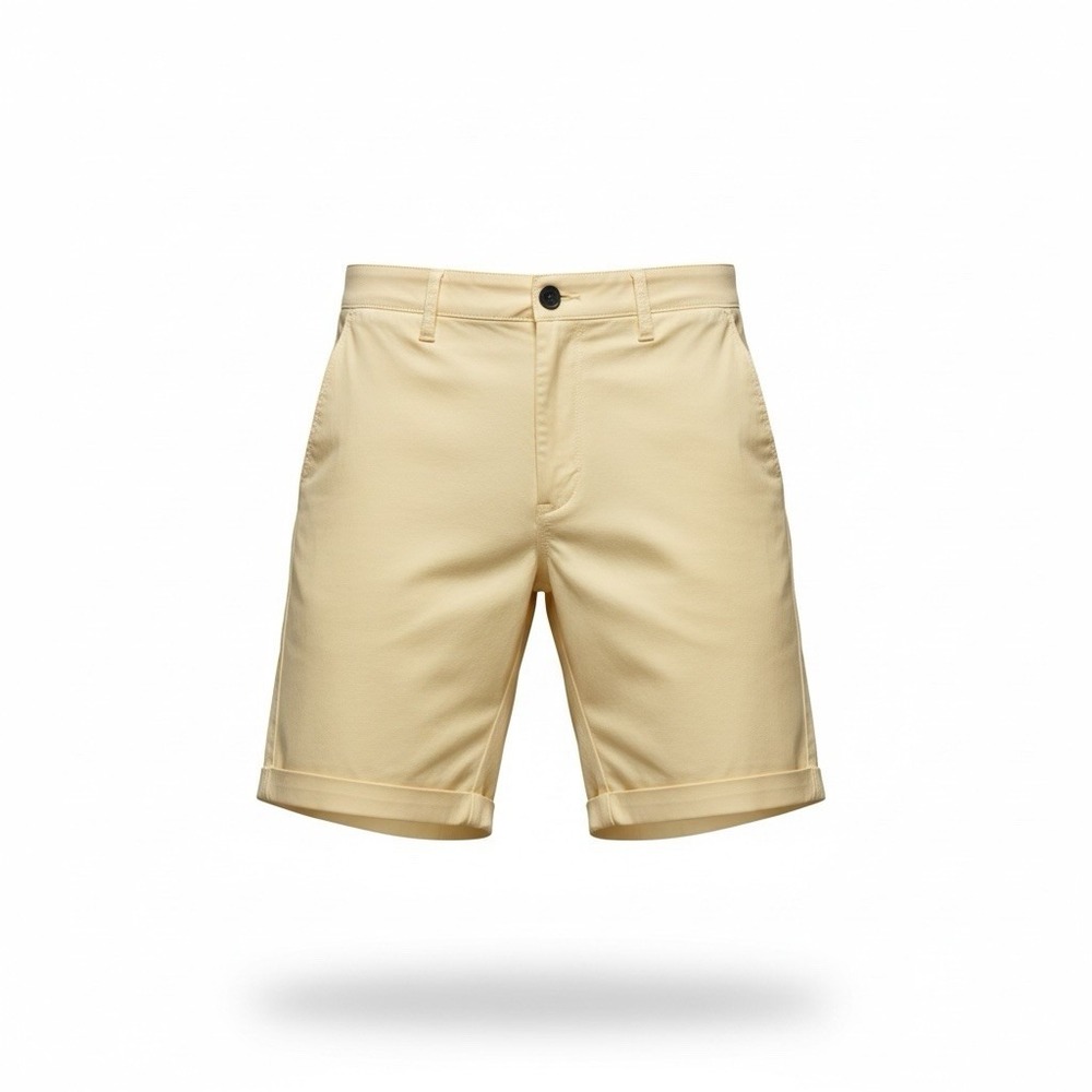 Orvis Chino Shorts Men 40 Yellow Twill Flat Front Coastal Preppy Beach Old Money